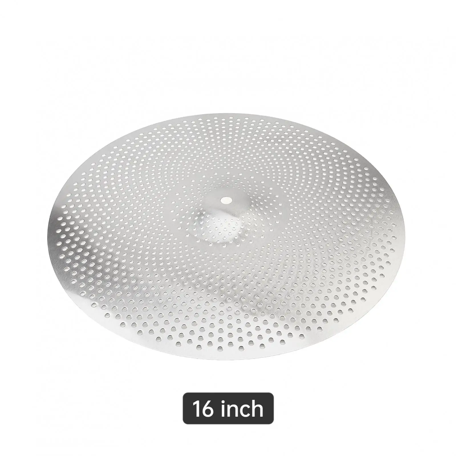 Low Volume Hihat Crash Ride Mute Cymbal for Drum Sets 14 / 16 / 18 20inch Drummer Practice Quiet Cymbals