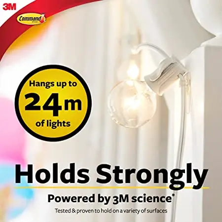 2packs X 3M Command Decorating Clips Damage-Free Hanging Clear clips mini  transparent hook Lights Clip removes cleanly