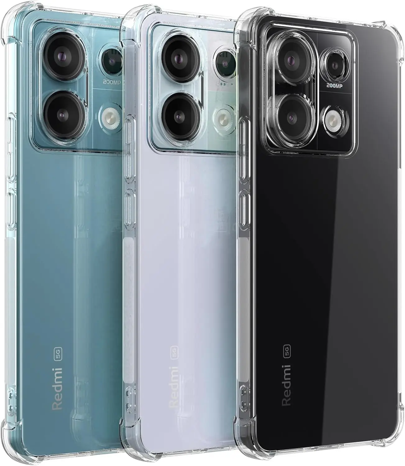 Cresee Schutzhülle Für Xiaomi Redmi Note 13 Pro+ 5G – Transparent, Stoßfest, Mit TPU-Rahmen