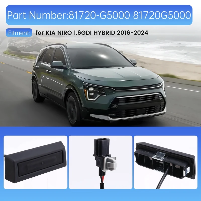 TAIL GATE Car HANDLE ASSY TAILGATE HANDLE Switches For KIA NIRO 1.6GDI HYBRID 81720-G5000 81720G5000