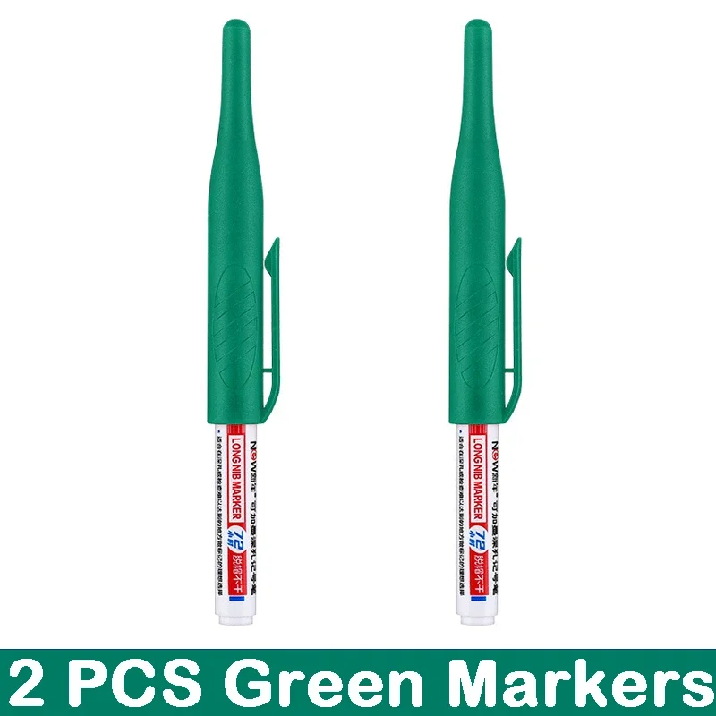 Deep Hole Long Nib Markers for Waterproof Art and Woodworking