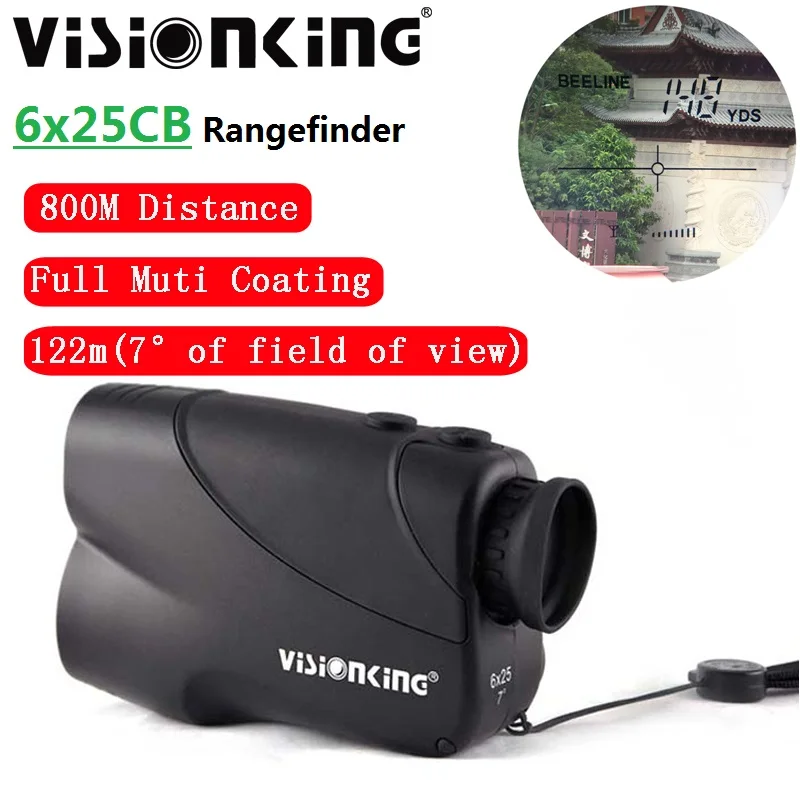

Дальномер лазерный Visionking, 800 м, 900 ярдов, 6x25