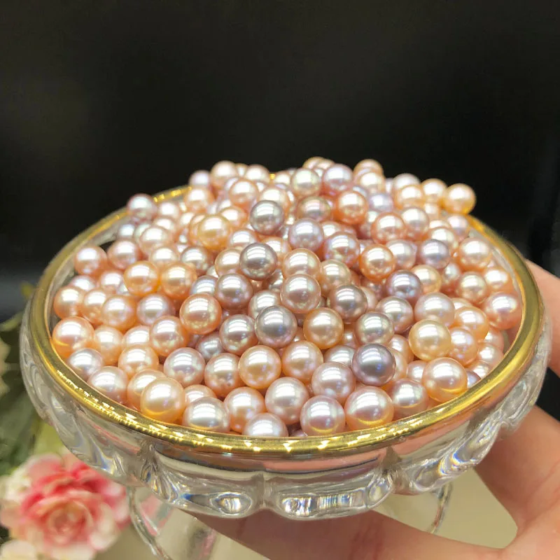 

Zhuji China Natural Freshwater Pearl High Luster Flawless 5A No/Half/Full Hole Round Pearl Beads for Make Jewelry Hairpin Watche