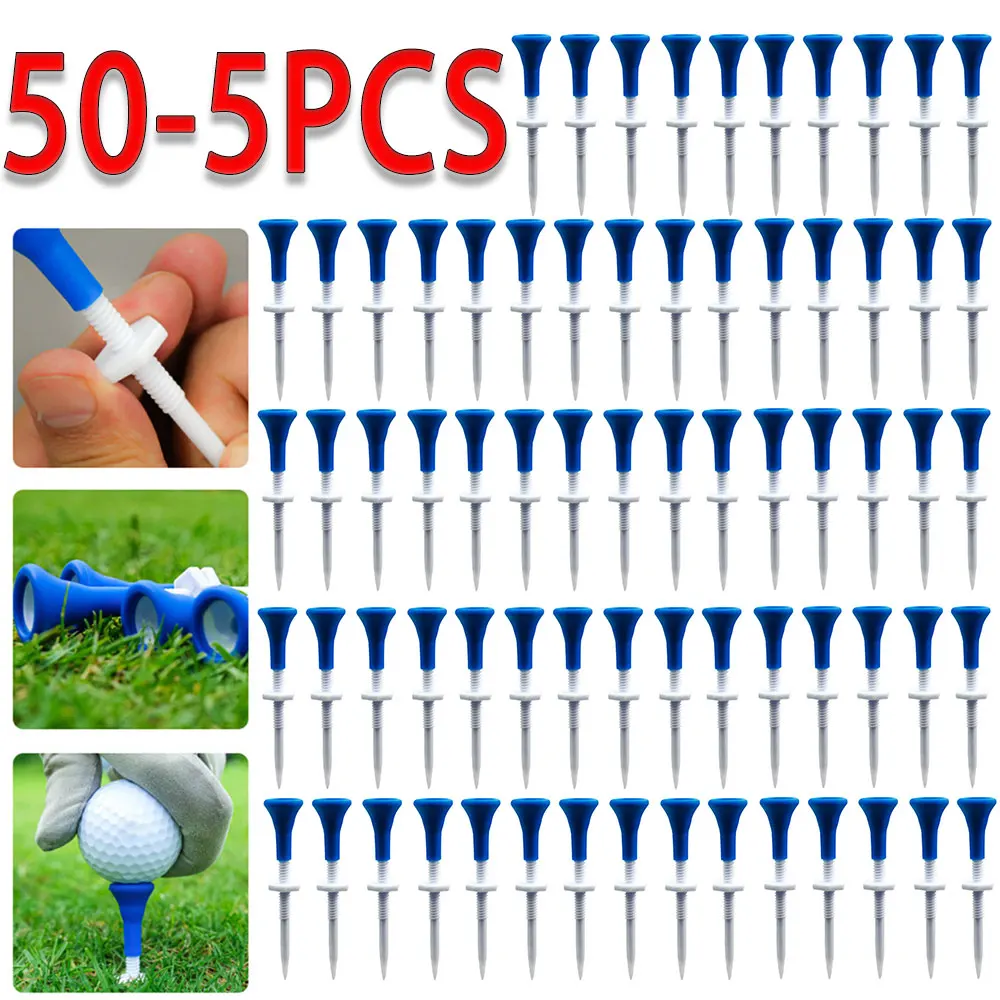 505pcsGolfBallTeeHolderAdjustableHeightGolfLimitTeesReusableGolfSpikesTraining
