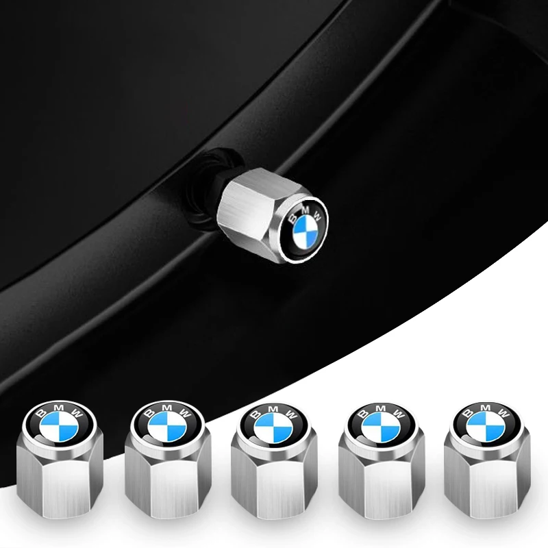 5개 자동차 휠 타이어 밸브 캡 타이어 림 스템 커버 에어더스트 BMW M E46 E90 F20 E39 E91 E87 E60 E93 F10 X3용 인테리어 스티커