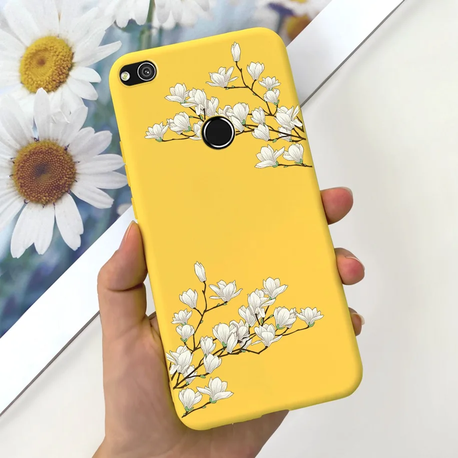 Floral Pattern Soft Silicone Case - Stylish Back Cover with TPU Bumper