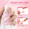 Coscelia Nail Starter Kit with 3PCS 15ML Poly Extension Gel 10ml Slip Solution and 100pc Quick Building Mold Tips Manicure Tools 4