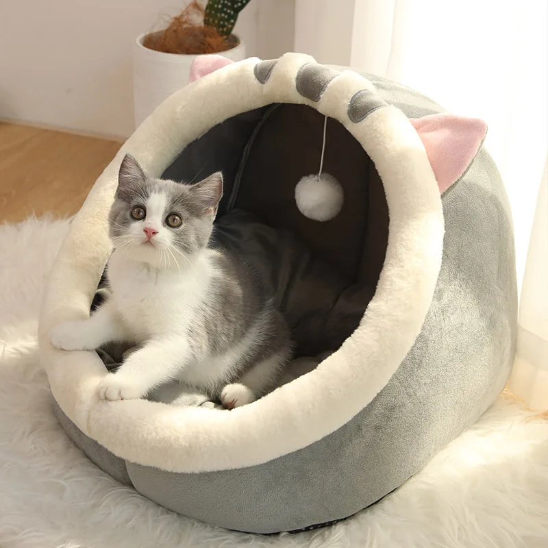Foldable Cat Cave Bed 1