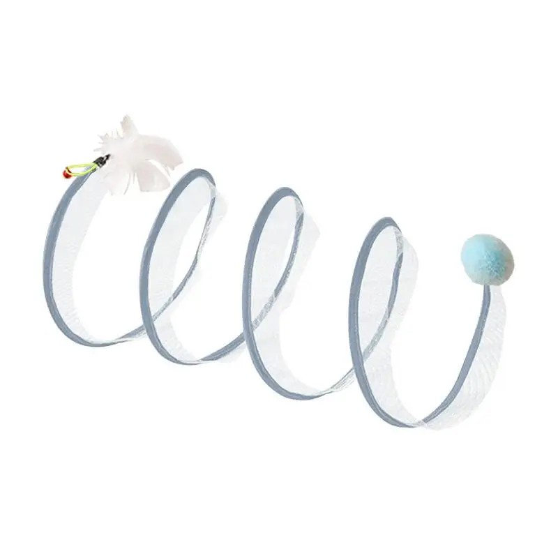 

Indoor Cat Tube Toys Indoor Pet Tunnel Toy Folded Tunnel Cat Toys Interactive Pet Adventure Tunnel Toy Cat Donut Tunnel For