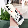 Sunset Red Phone Case For Xiaomi Redmi Note 13 12 12S 11 11S 10 10T 10S 9 9S 8 7 Pro Plus 4G 5G Liquid Silicone Cover 5