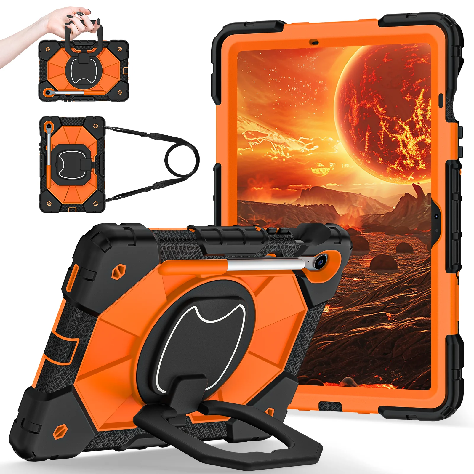 Universal Rotating Stand Case with Heavy Duty Handle