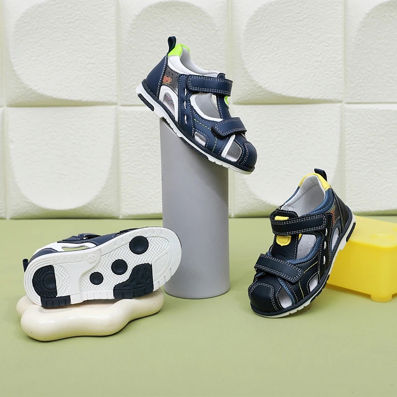 Children Summer Boys Beach Shoes Front And Rear Bags Non-Slip Sandals