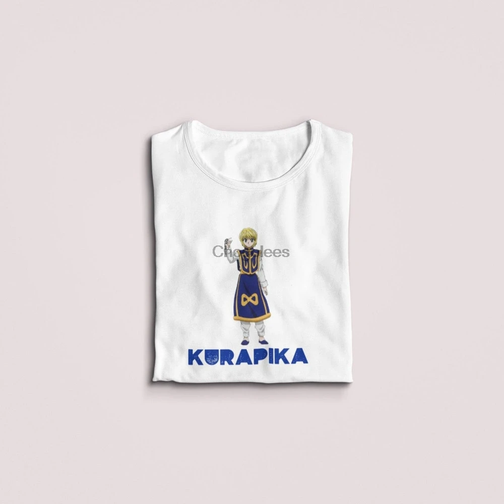 Футболка Kurapika Hunter x унисекс подарок для фанатов аниме любителей манги |
