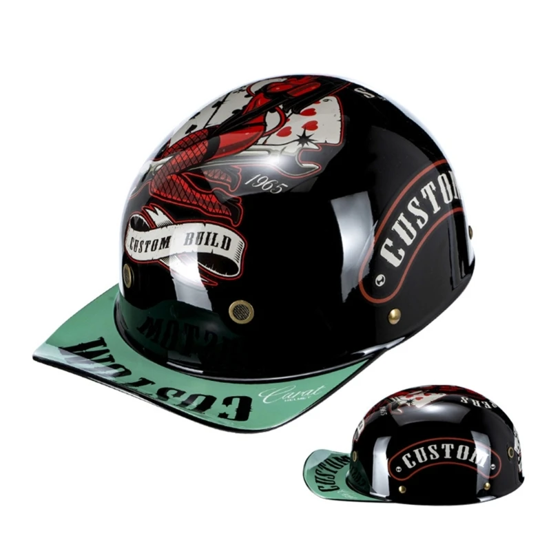 

Мотоциклетный шлем с половиной лица Vintage Vintage Open Face Helmets для скутера