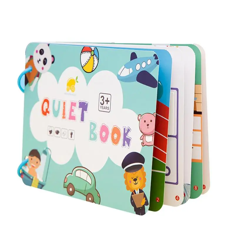 

Quiet Books Montessori Toys Toddler Quiet Books Busy Book For Kids Learning Skills Development Preschool Activities And Early