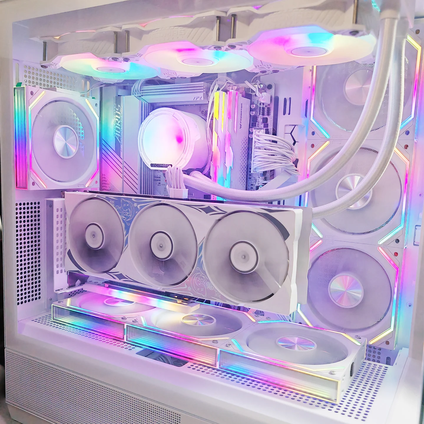 Formulamod GPU 수직 장착 브래킷 키트, PCIe 5.0 X16 라이저 케이블 150mm, 그래픽 카드 조향 장착 브래킷