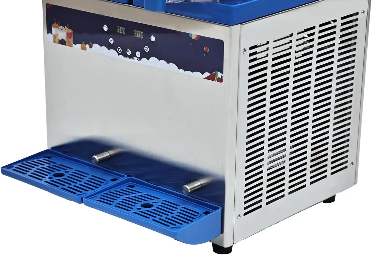 Gallons Commercial Slushy Machine 1000W, Stainless Steel Margarita Smoothie Frozen Drink Maker for Cocktail Ice Juice Tea Coffee 6
