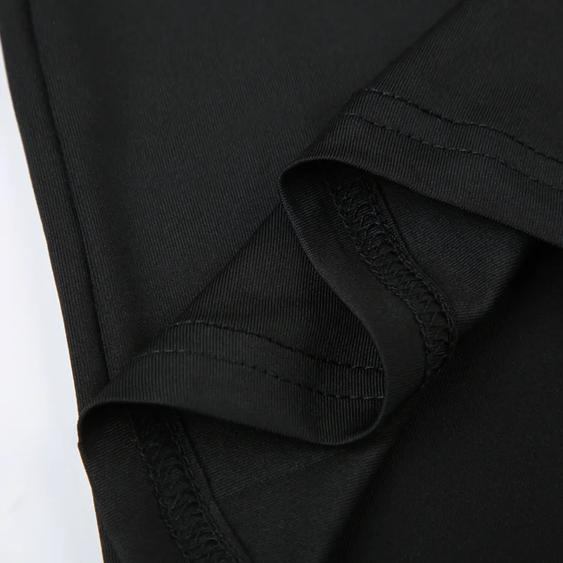 Hot Backless Black Dress - Sleeveless Patchwork High Waist Solid Long Dress