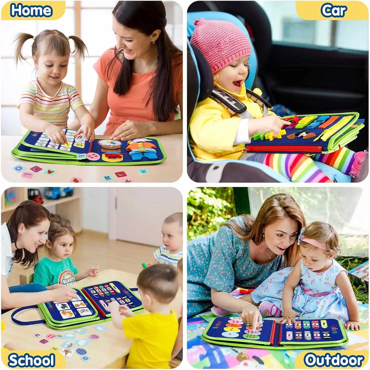 Montessori Sensory Busy Board 6