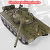 Omnidirectional Drive Metal 65CM Oversized T-72 Remote Control Tank 1:16 Launch Bullet Smoke Sound Barrel lift Electric RC Tank 4