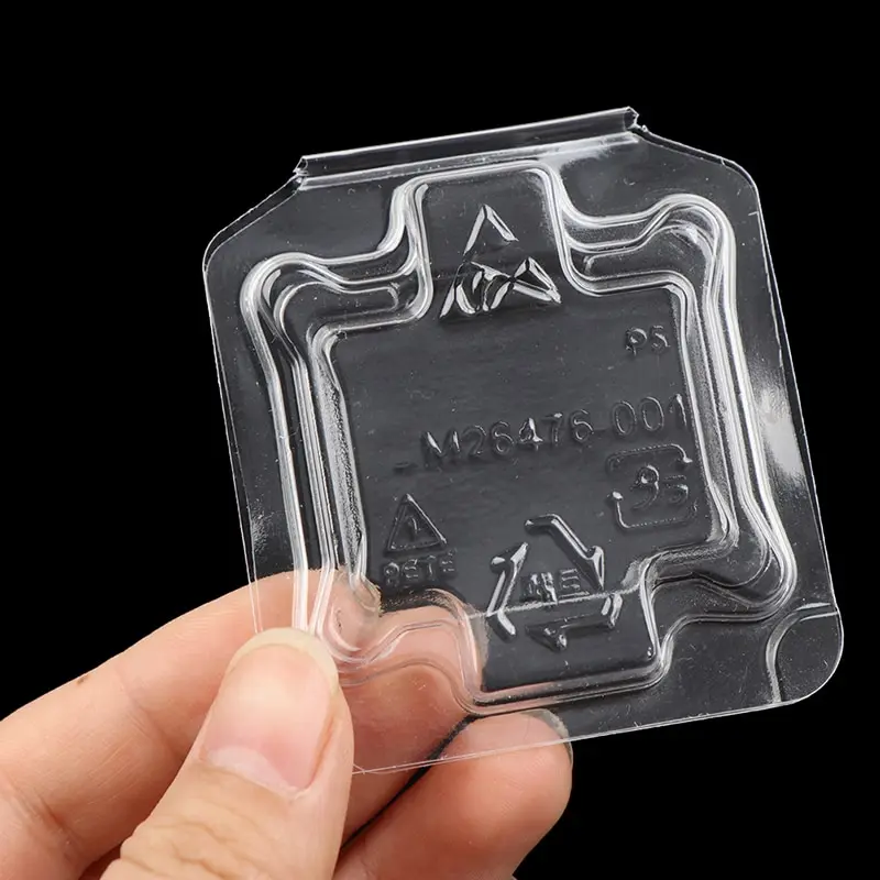 CPU 플라스틱 보호 케이스, CPU 클램셸 트레이 케이스, 인텔 LGA775 LGA1150 LGA1155 LGA1156 용 컨테이너, 10 개