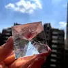 Natural Clear Quartz Crystal Energy Tower Reiki Mineral Pyramid Gemstone Decor 3