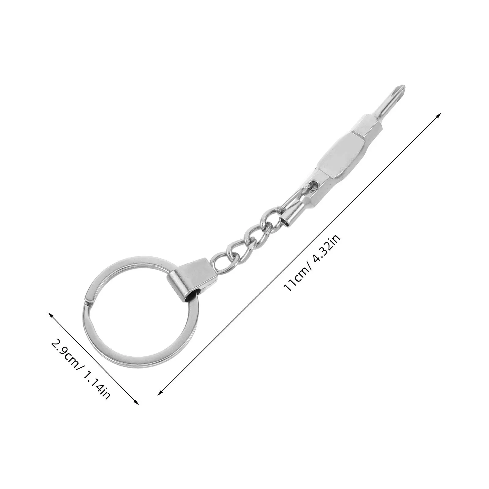 핑거보드 스크루드라이버 실버 더블 헤드 미니 휴대용 스크루드라이버 너트 드라이버 수리용 DIY 핑거보드 도구