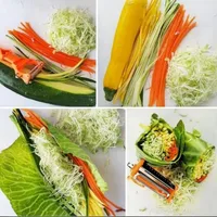 Multi Potato Peeler สแตนเลสแบบพกพาเครื่องตัดผลไม้มัลติฟังก์ชั่ผัก Chopper เครื่องมือสําหรับ Home Kitchen 5