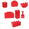 4 Pieces Sand Castle Model Snow Brick Building Maker,Sandbox Play Outside Beach and Snow Toy,Snow Building Block for Children 5