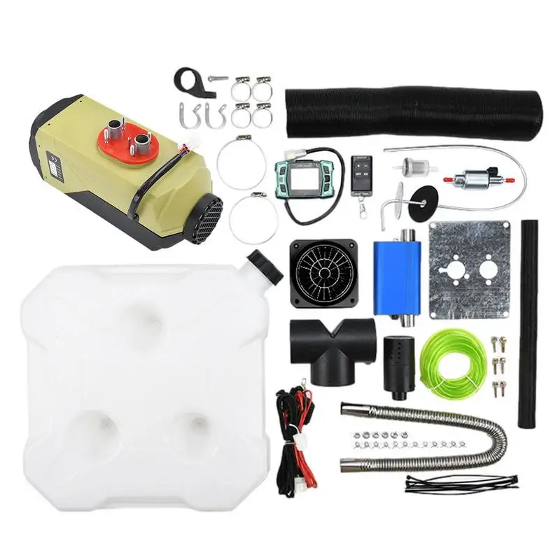 

Heaters For Campers 12V 24V Indoor Car Parking Heater Fast Heating LCD Display Overheating Protection Parking Heater For Indoor