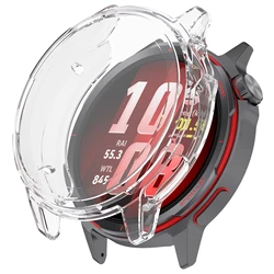 Clear TPU Screen Protection Case - Anti - Scratch, Waterproof, Shock - Resistant Watch Cover for Huawei GT Runner 2 (Transparent)