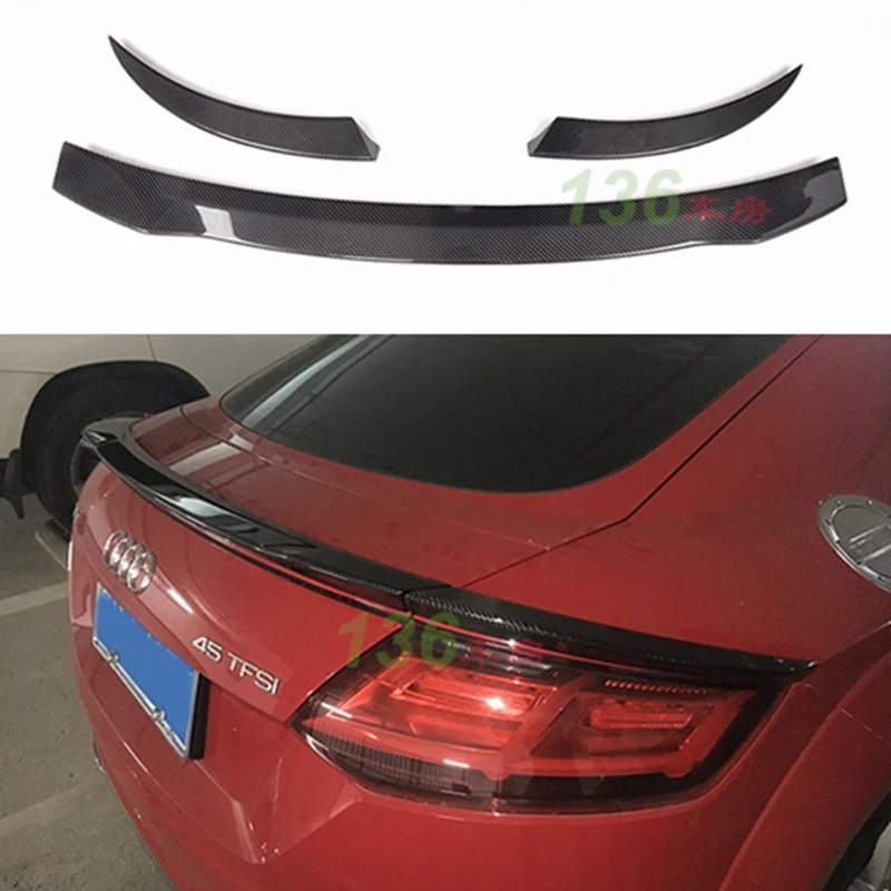 Per Audi Tt. Tts. Ttrs In Fibra Di Carbonio Spoiler Posteriore Tronco Ali 2014-2017