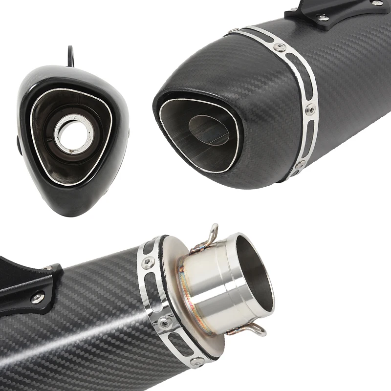 Motorcycle Full Exhaust System Modify Front Link Pipe Moto Muffler DB Killer Slip On For Honda CBR650R CBR650F CB650R CB650F - Image 3