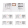 5 Pack Replacement Wet/Dry Vacuum Bags Dust Bags for Shop-Vac Ridgid 5-8 Gallon Vacuum 9066100 90661 906-61 3
