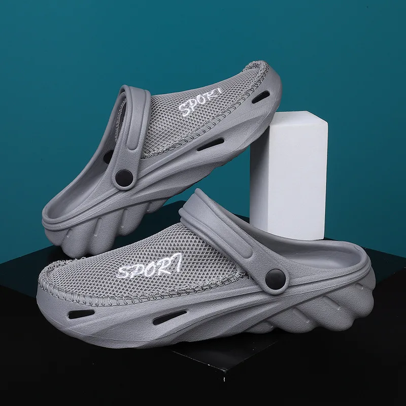 Men Classic EVA Clog Shoes Ventilated Quick Dry Slip On Sandals Durable Non Slip Outdoor Summer Garden Shoes Easy On Off Comfort