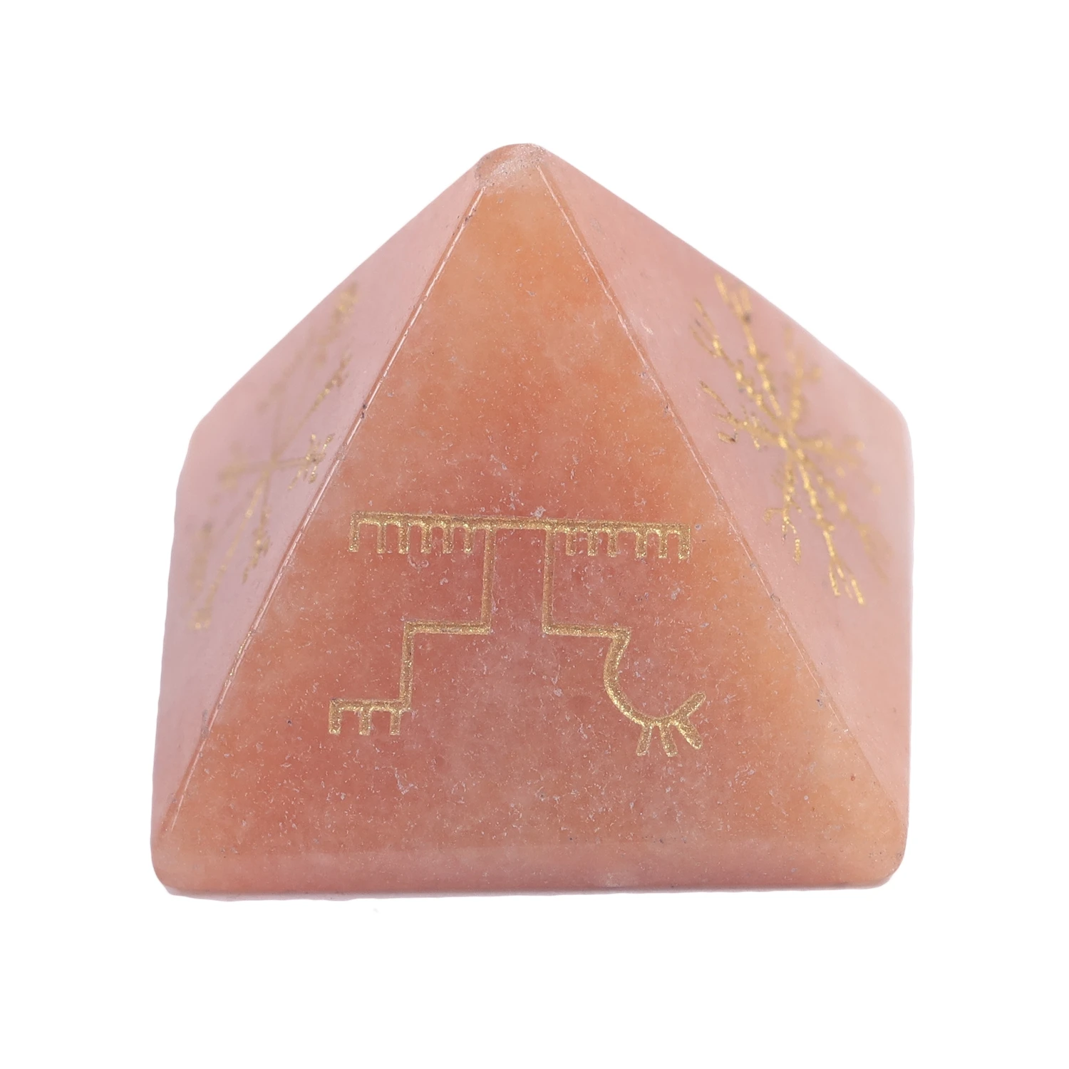 Hot Natural Crystal Quartz Stone Vegvisir Ginfaxi Aegishjalmur Gapaldur Ancient Nordic Compass Symbol Energy Tabletop Decoration