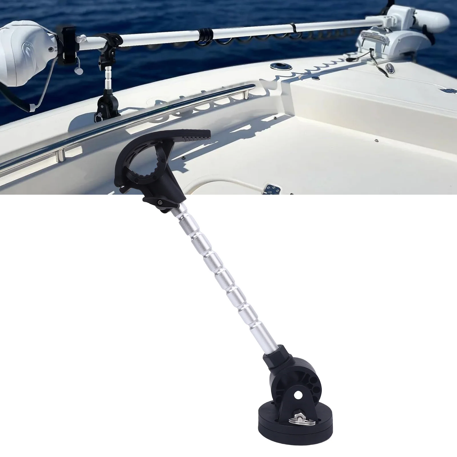 Trolling Motor Stabilizer Mount High Strength Adjustable Trolling Motor Holder Mount for Marine Use Replacement for PowerDrive