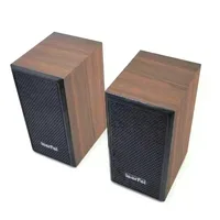 3D Stunning Sound Quality Subwoofer Computer Wooden USB Stereo Desktop Sound Desktop Laptop Phone Home Gift Sound System 2