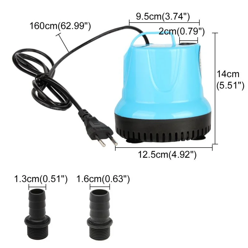 Fish Tank Submersible Water Pump Quiet Submersible Water Fountain Pump For Aquarium Fish Pond Tank Filtration 5W/15W/35W/55W