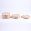 Hot 30cm*30cm Handmade Woven Natural Straw Round Pouf Tatami Cushion Floor Japanese Style Cushion Home Textile 4