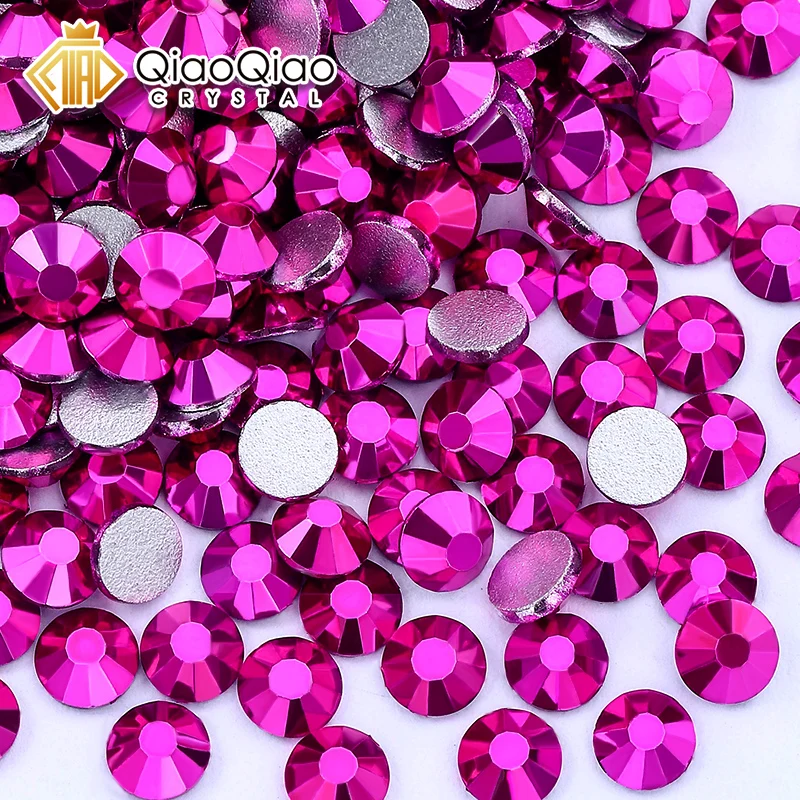 QIAOSS6-SS30MetalRoseCrystalRhinestoneFlatbackStrassNailDiamondGemLooseGlueonRhinestonesForCrafts-AliExpress15