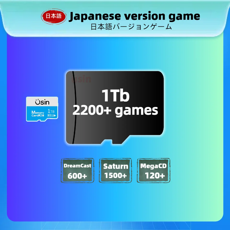 TF Game Card For Ayn Odin 2 Mini Japan Version Retro Classic