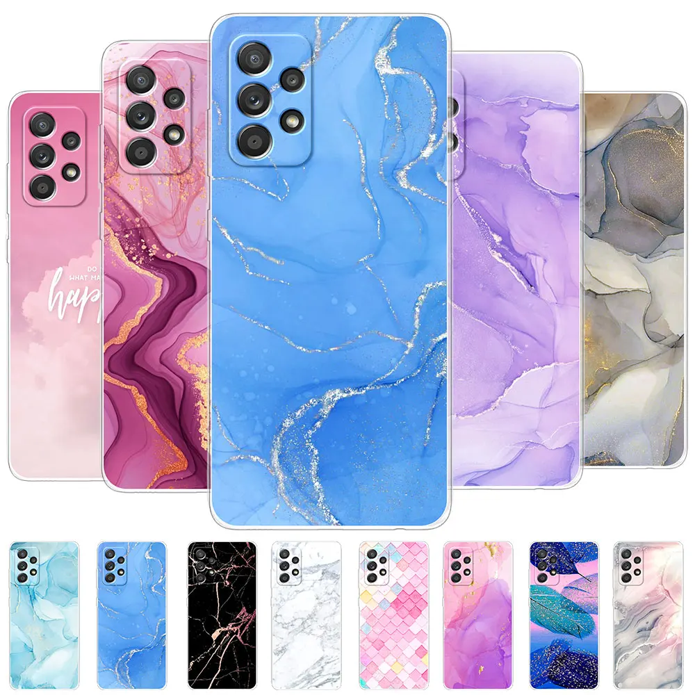 Per Samsung A13 4G Custodia Cover Fashion Back Case Per Samsung Galaxy A13 4G Silicone Soft Bumper Per Samsung A13 A 13 Funda Coque