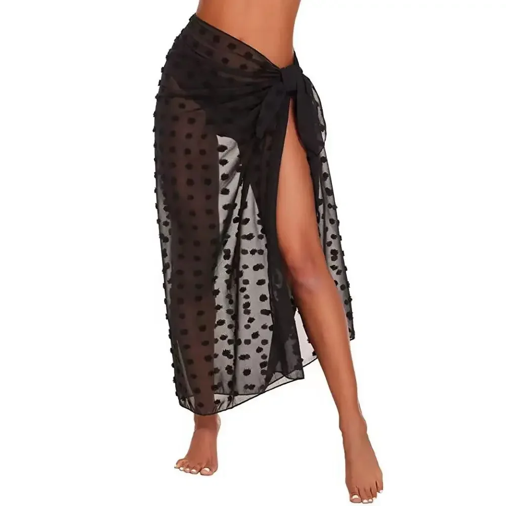 Summer Sheer Chiffon Sarong Skirt - Women's Swimsuit Cover-Up