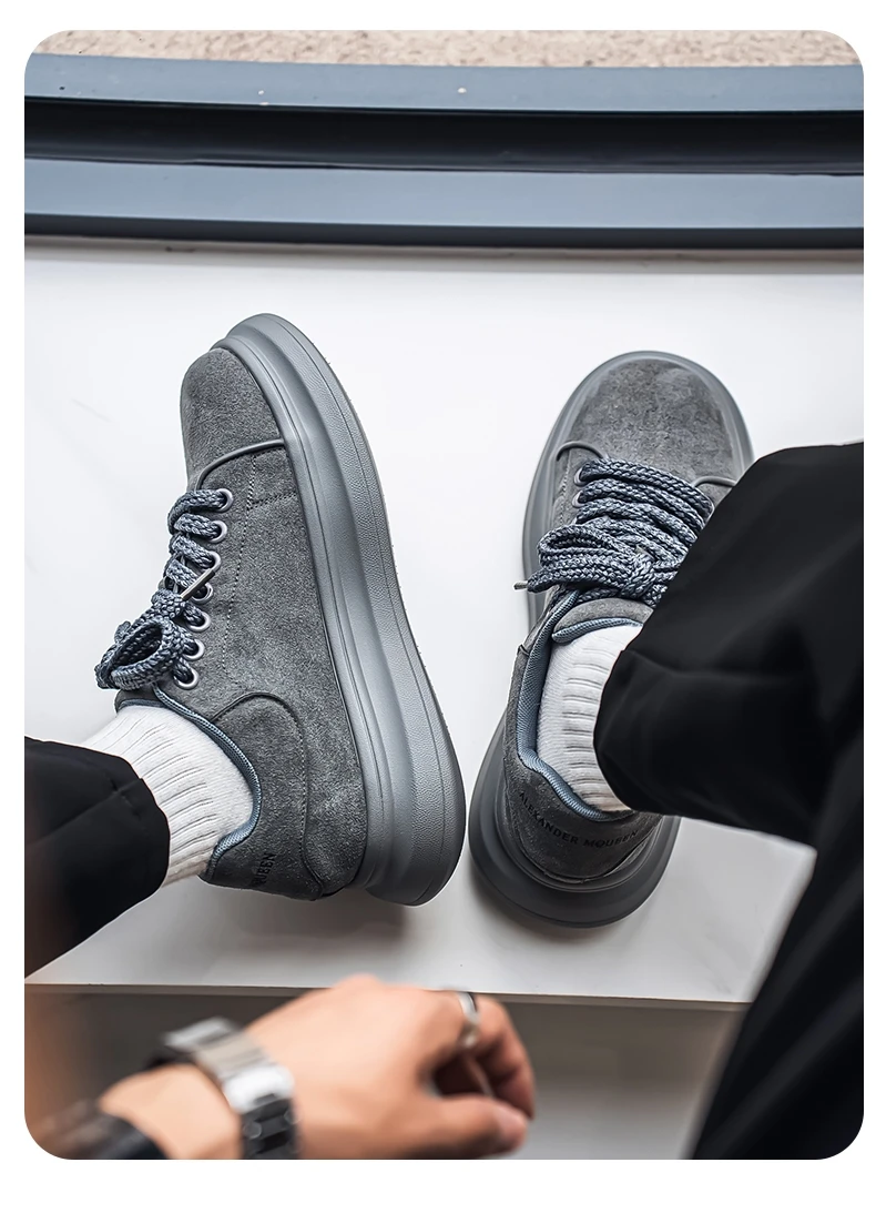 Leather Luxury Men Women Casual Board 2025 New Men's Sneakers Couple Outdoor Sports Shoes Tennis Shoes_vogvips.com