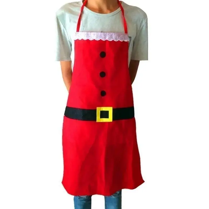 New Christmas Aprons, Christmas Clothing Creative Christmas Kitchen Aprons Christmas Fun Gifts Christmas Party Apron Decorations