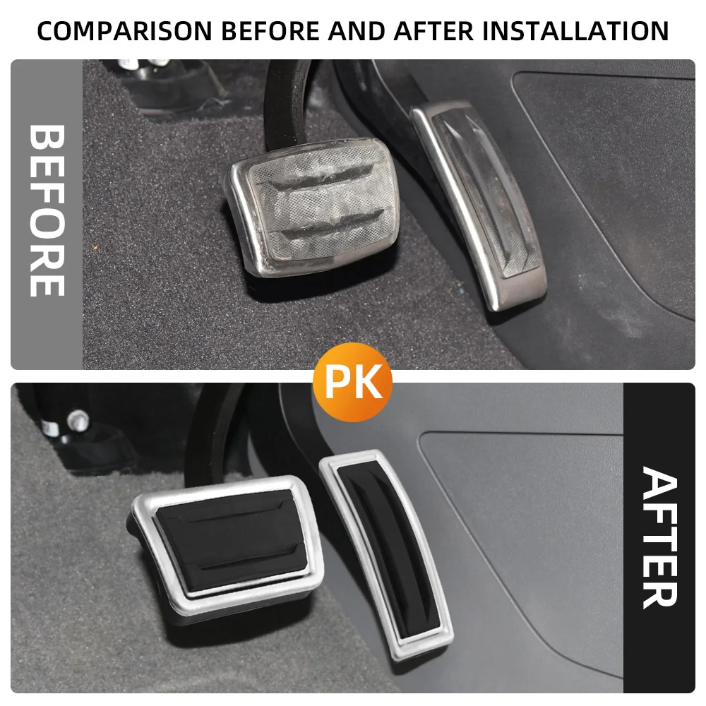 Car Pedals for Cadillac XT5 XT4 XT6 Gas Brake Accelerator Brake Pedal Cover Overlay Accessories