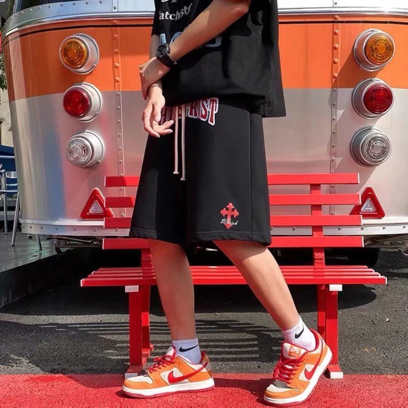 American Street Cross Shorts Men's Summer Trend Loose Casual Sports Shorts Basketball Shorts