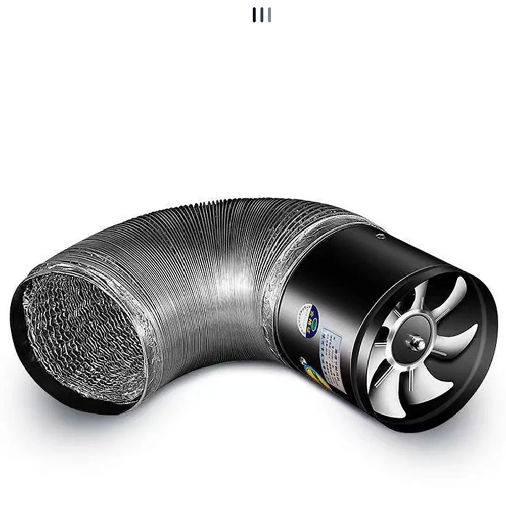 1set 150mm Extractor Fan Smoke Extractor Duct Fan 600m³/h Two-way Air Supply Pipe Fan FD150 Home Improvement Accessories
