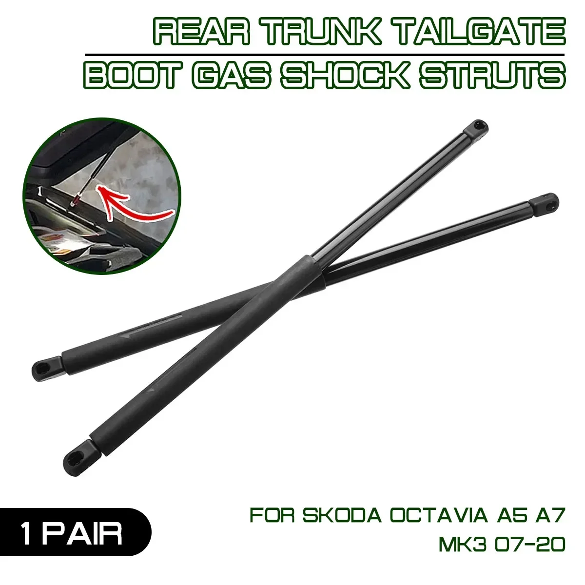 

Опорные стойки, задний багажник для Skoda Octavia A5 A7 MK3 2007 2008 2009 2010-2020, задний багажник, газовая пружина, амортизационная стойка
